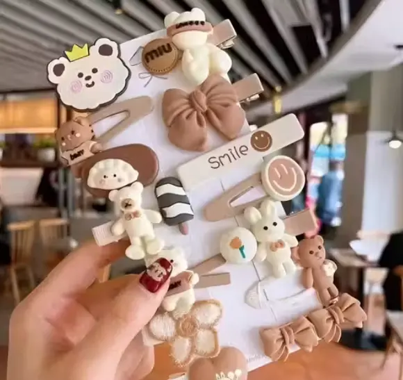 Hair Pin - Coffee Toffee Color - Set of 14pcs